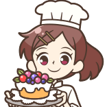 288.ケーキ屋の女の子