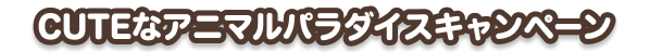 CUTEなアニマルパラダイスキャンペーン